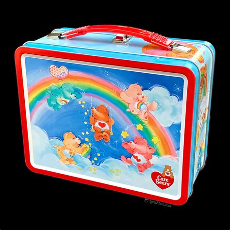 care bears metal lunch box|care bears lunch box vintage.